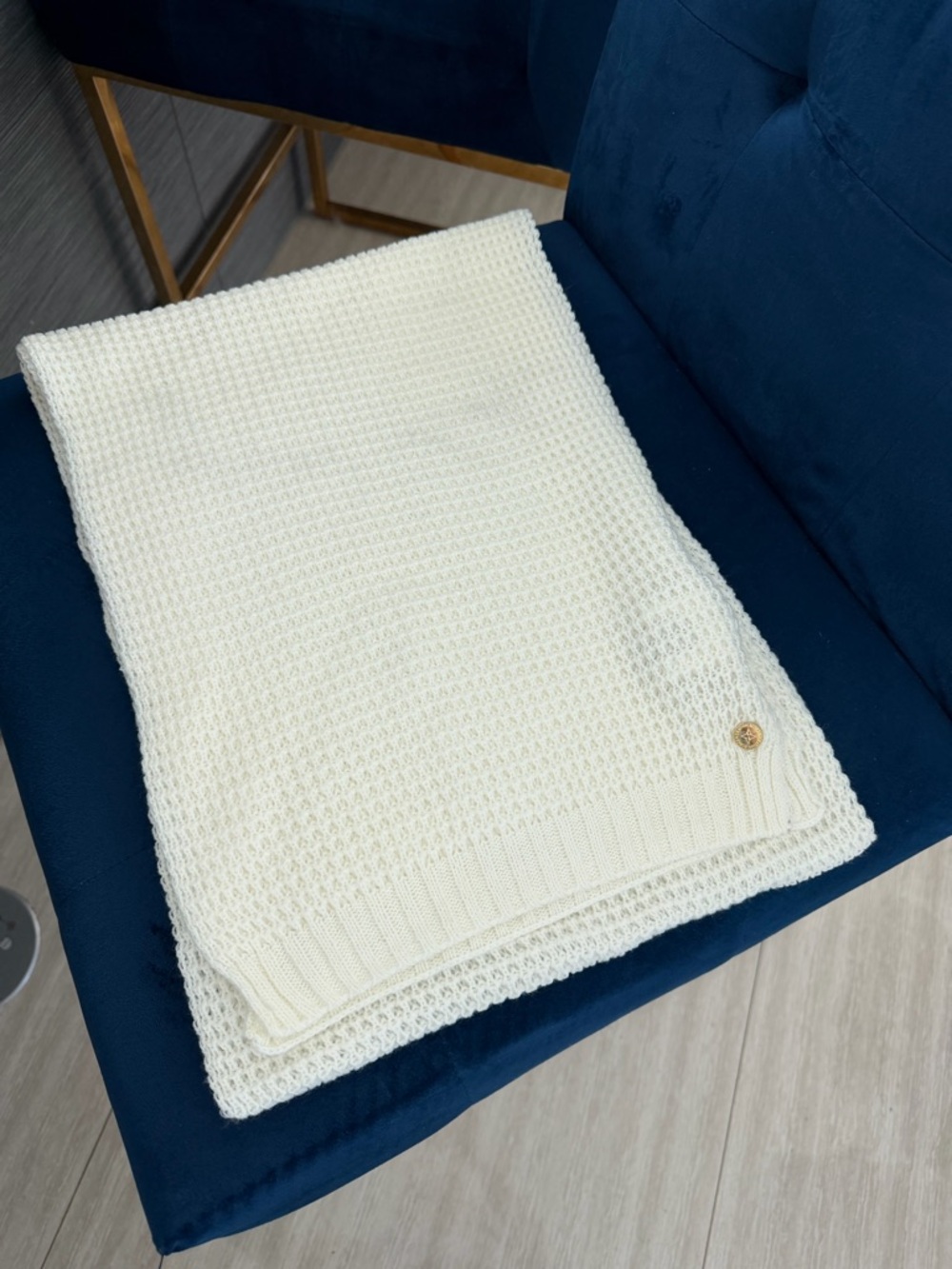 BCBGeneration Cream Knit Wrap Scarf